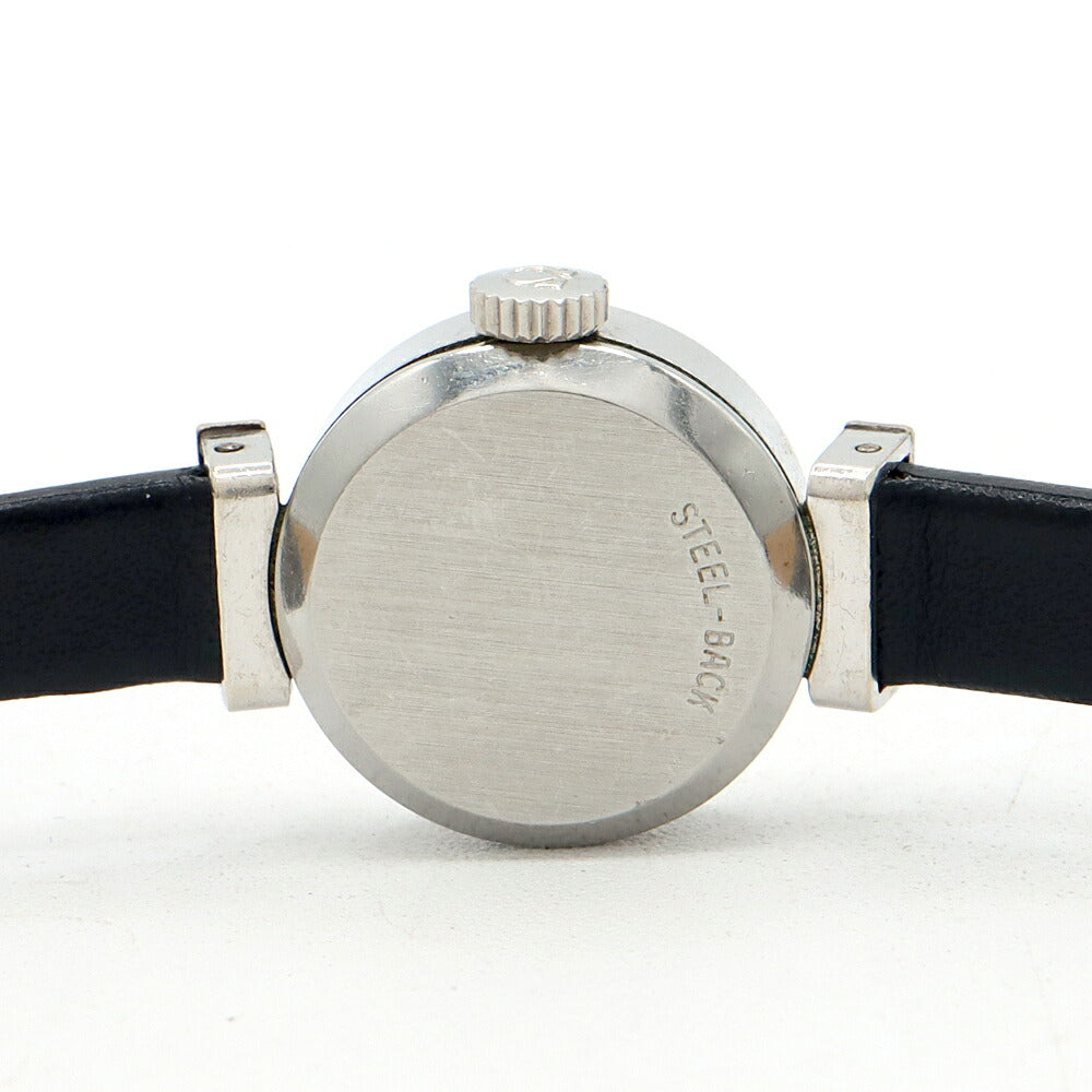 OMEGA DeVille cut glass 511.285 Cal.485 17 stones silver SS stainless steel ladies manual winding antique vintage DeVille [watch] [used]