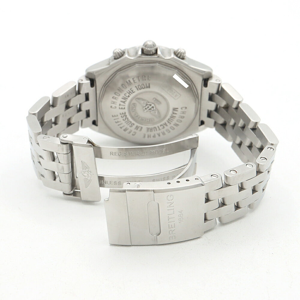 内部点検済 BREITLING ブライトリング クロノマット ロンジチュード GMT A20348 クロノグラフ デイト グレー SS ステンレス メンズ 自動巻き【6ヶ月保証】【腕時計】【中古】