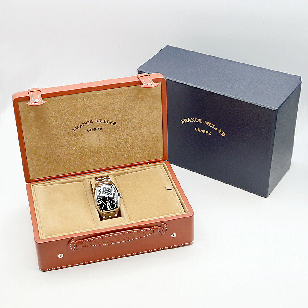 FRANCK MULLER フランクミュラー カサブランカ 8880 C DT デイト 黒 ブラック SS ステンレス メンズ 自動巻き【6ヶ月保証】【中古】【腕時計】