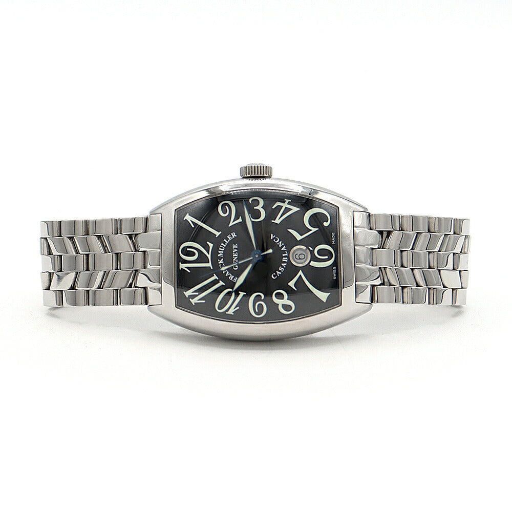 FRANCK MULLER フランクミュラー カサブランカ 8880 C DT デイト 黒 ブラック SS ステンレス メンズ 自動巻き【6ヶ月保証】【中古】【腕時計】