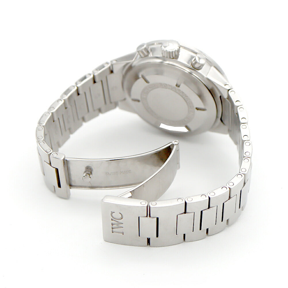 内部点検済 IWC インターナショナルウォッチカンパニー GST クロノグラフ IW370713 デイデイト 120m防水 シルバー SS ステンレス メンズ 自動巻き【6ヶ月保証】【腕時計】【中古】