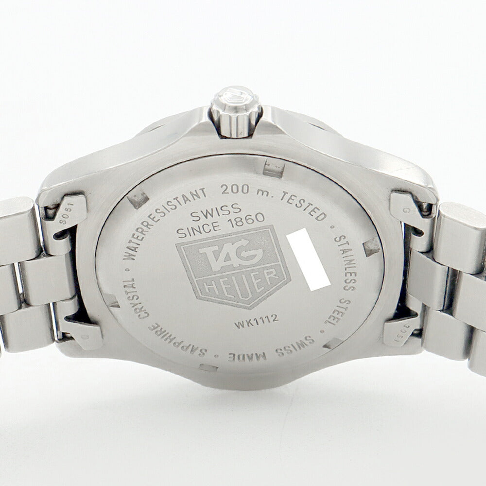 電池交換済 TAG Heuer タグホイヤー プロフェッショナル 2000シリーズ WK1112 デイト 200m防水 シルバー SS ステンレス メンズ クォーツ【6ヶ月保証】【腕時計】【中古】