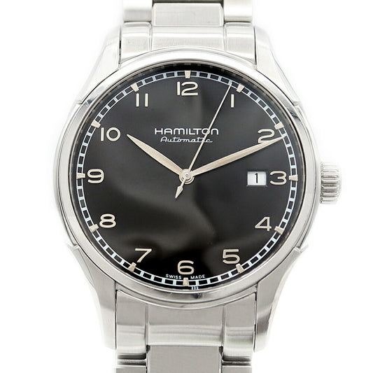 Internally inspected HAMILTON American Classic Variant Auto H395150 Date 50m Water Resistant Black SS Stainless Steel Men's Automatic Winding [6 Month Warranty] [Watch] [Used]