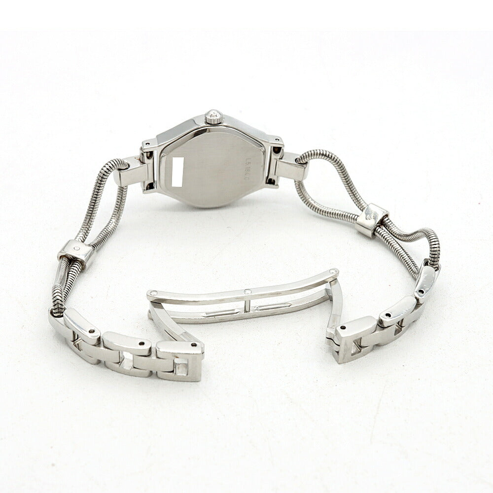 電池交換済 LONGINES ロンジン レ ラヴィソント L5.184.0 ダイヤベゼル ラグダイヤ ダイヤモンド シルバー SS ステンレス 純正尾錠 レディース クォーツ【6ヶ月保証】【腕時計】【中古】