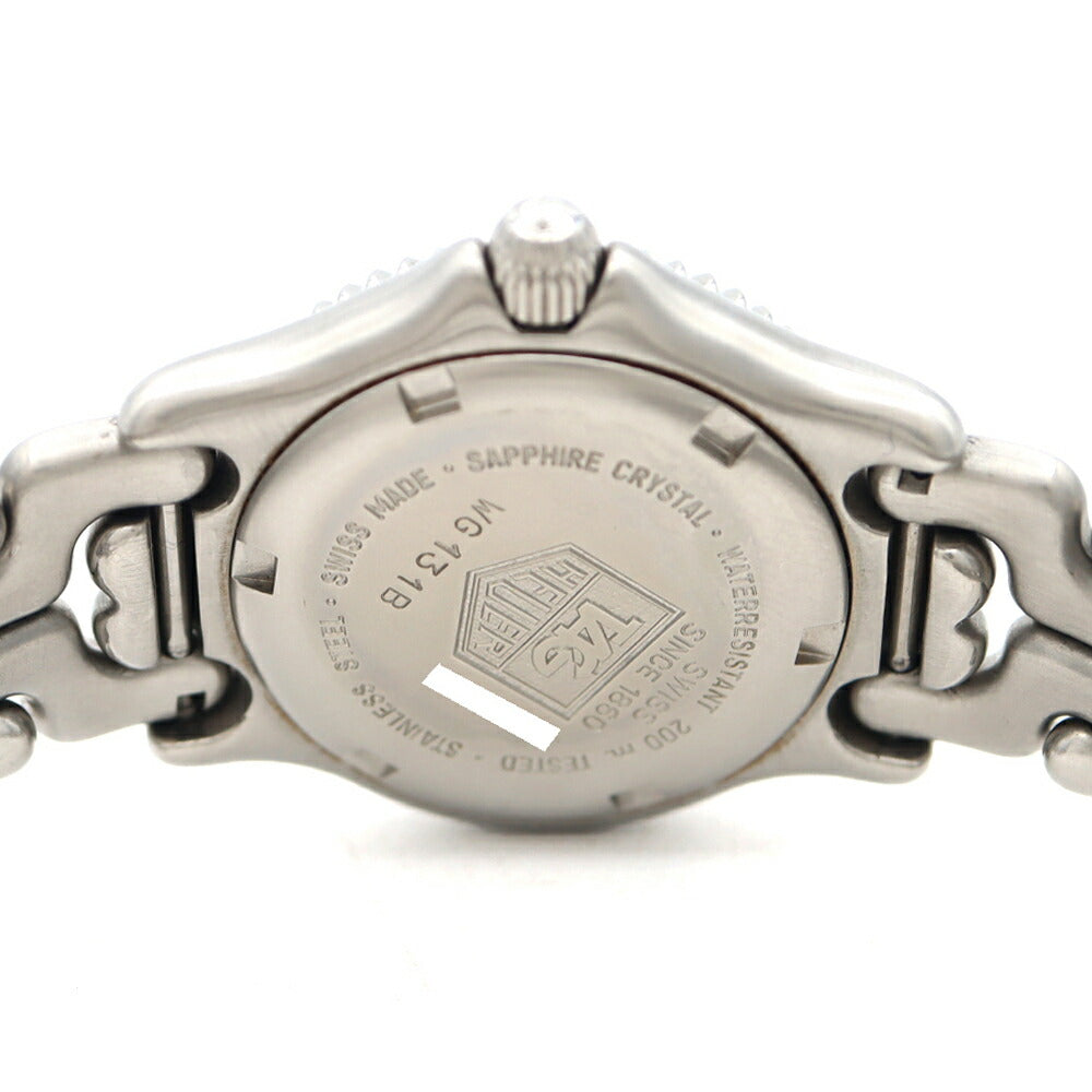 電池交換済 TAG Heuer タグホイヤー S/el セル プロフェッショナル WG131B デイト 200m防水 シルバー SS ステンレス レディース クォーツ【6ヶ月保証】【腕時計】【中古】