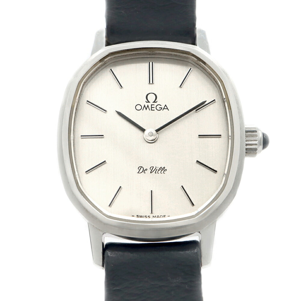 OMEGA オメガ DeVille デビル 511.0568 Cal.625 17石 シルバー SS ステンレス 純正ベルト 純正尾錠 レディース 手巻き デヴィル アンティーク ヴィンテージ【腕時計】【中古】