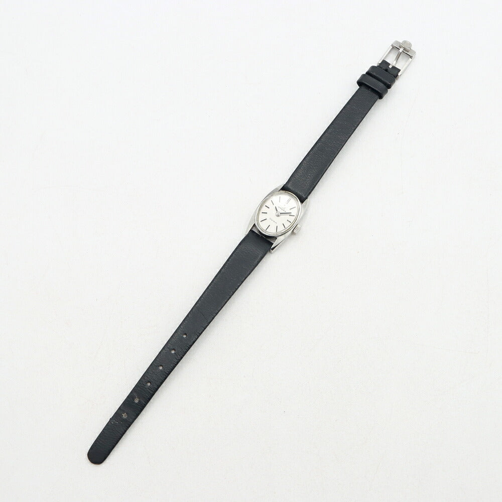 内部点検済 OMEGA オメガ Geneve ジュネーブ 511.756 Cal.485 17石 シルバー SS ステンレス 純正ベルト 純正尾錠 レディース 手巻き アンティーク ヴィンテージ【腕時計】【中古】