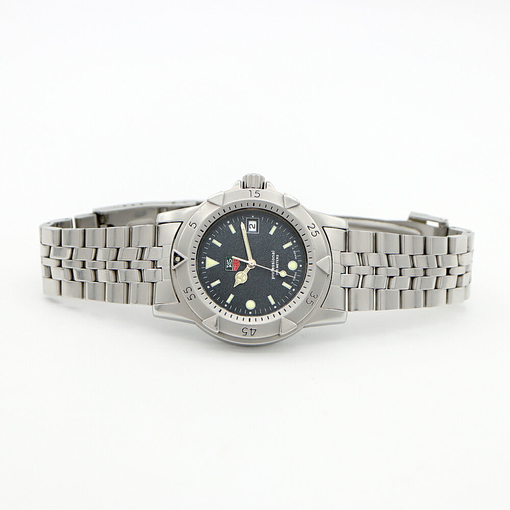 電池交換済 TAG Heuer タグホイヤー プロフェッショナル 200 WD1211-K-21 デイト 200m防水 グレー SS ステンレス メンズ クォーツ【6ヶ月保証】【腕時計】【中古】