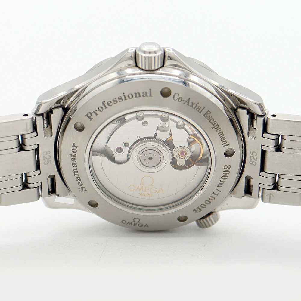 OMEGA オメガ シーマスター プロフェッショナル 300 GMT 2535.80 300m防水 デイト 裏スケ 青 ブルー SS ステンレス メンズ 自動巻き【6ヶ月保証】【腕時計】【中古】