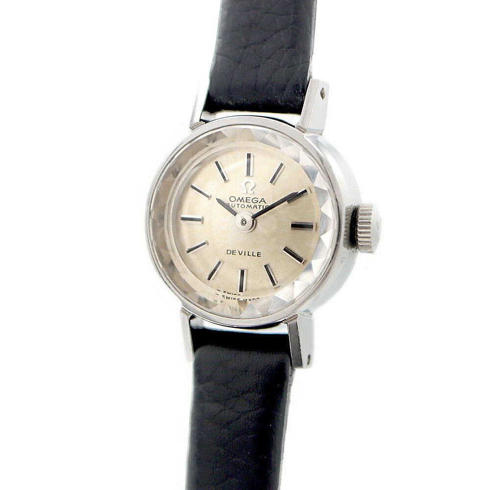 OMEGA オメガ デビル DeVille 511.038 Cal.661 24石 シルバー SS ステンレス レディース 自動巻き アンティーク ヴィンテージ デヴィル【腕時計】【中古】