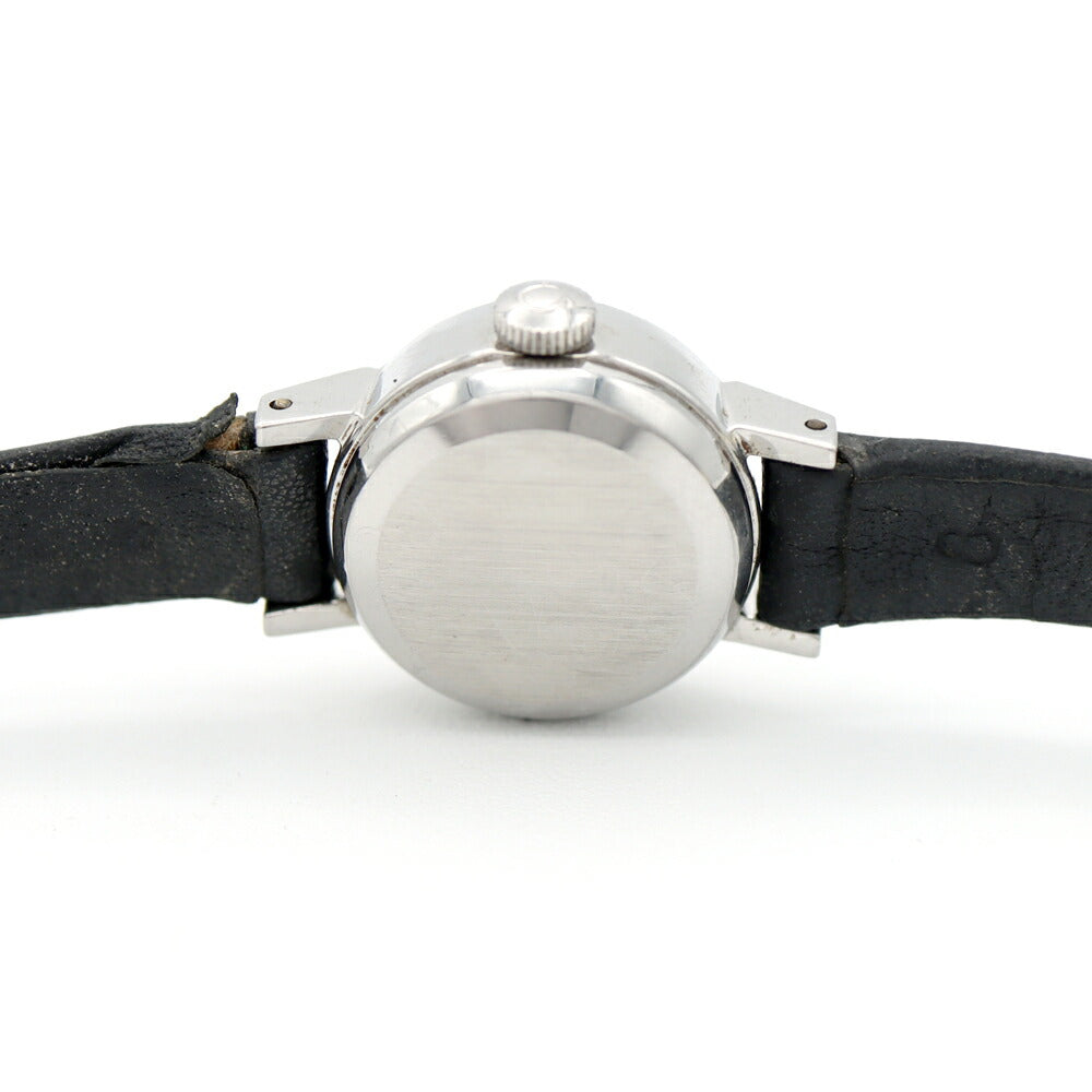 OMEGA オメガ デビル DeVille カットガラス 551.038 Cal.661 24石 シルバー SS ステンレス 純正尾錠 レディース 自動巻き アンティーク ヴィンテージ デヴィル【腕時計】【中古】