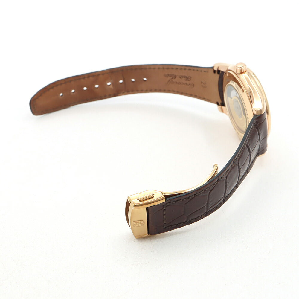 内部点検済 FREDERIQUE CONSTANT フレデリックコンスタント ランナバウト 1888本限定 FC-360XR6B4/6 デイデイト ムーンフェイズ 白 ホワイト YGP イエローゴールド 純正ベルト 純正尾錠 メンズ 自動巻き【6ヶ月保証】【腕時計】【中古】