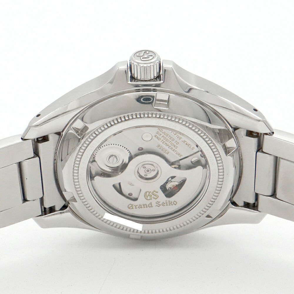 SEIKO セイコー GS グランドセイコー メカニカル マスターショップ限定 9S65-00F0 SBGR069 デイト 100m防水 裏スケ シルバー SS ステンレス メンズ 自動巻き【6ヶ月保証】【腕時計】【中古】