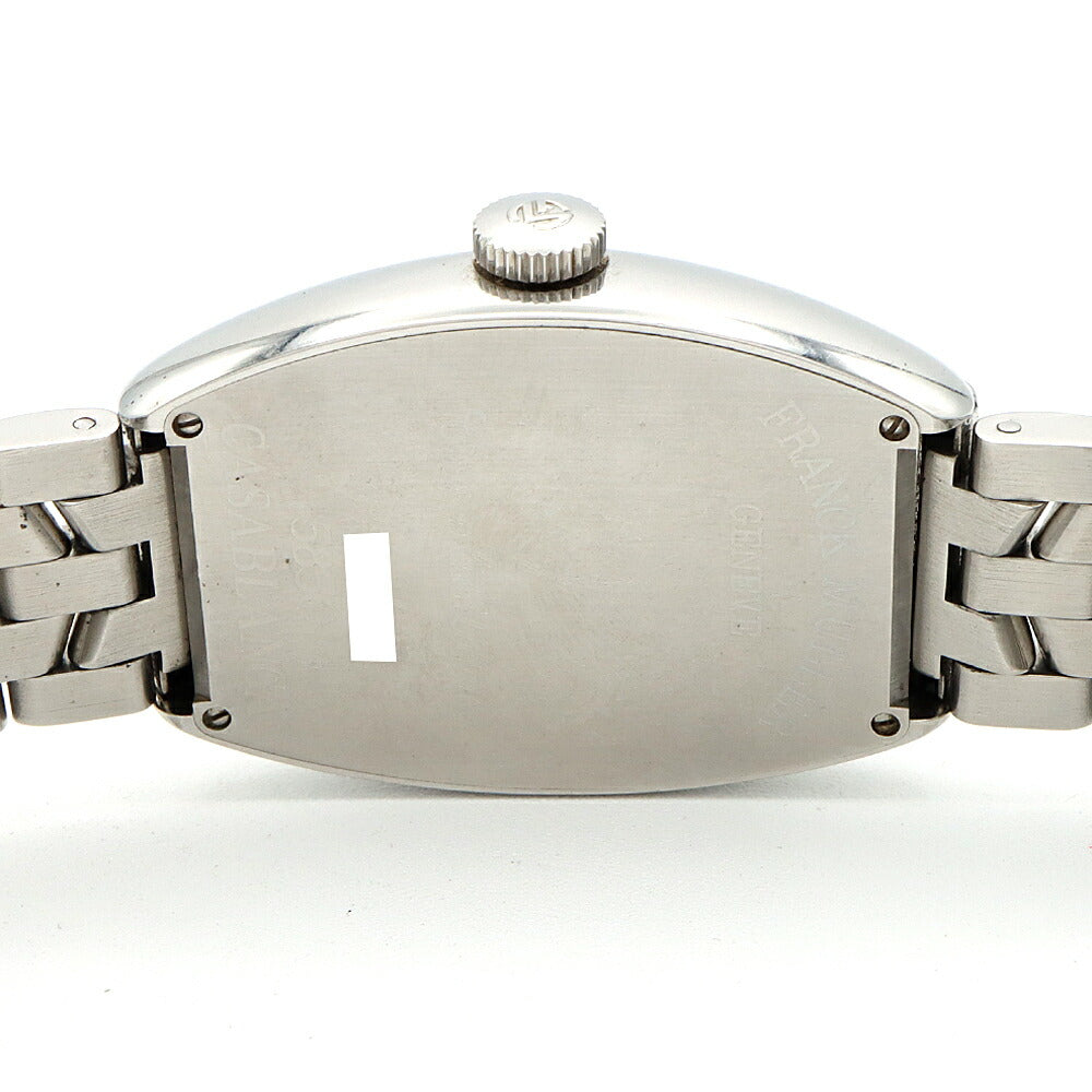 FRANCK MULLER フランクミュラー カサブランカ 5850 白 ホワイト SS ステンレス メンズ 自動巻き【6ヶ月保証】【中古】【腕時計】