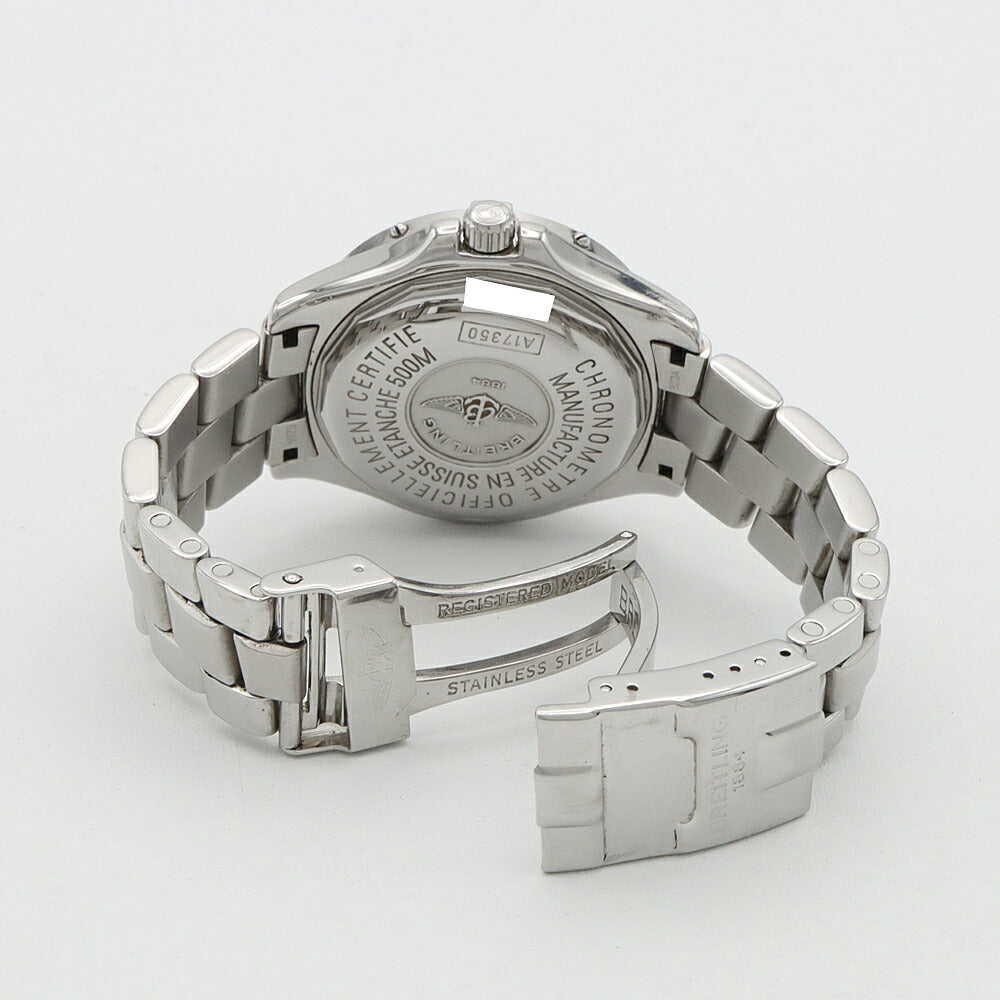 BREITLING ブライトリング コルトオーシャン A17350 デイト 500m防水 黒 ブラック SS ステンレス メンズ 自動巻き【6ヶ月保証】【腕時計】【中古】