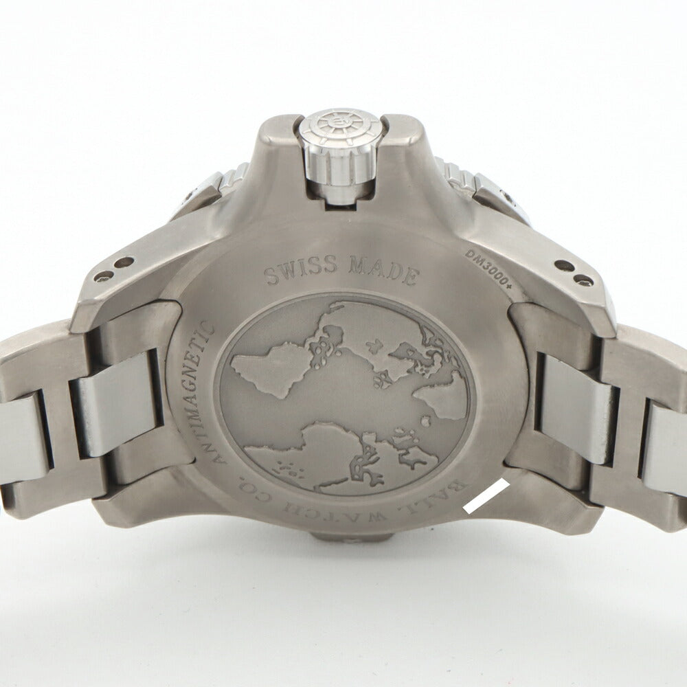 BALL ボール ウォッチ エンジニア ハイドロカーボン ディープクエスト DM3000A-SCJ-SL 3000m防水 クロノメーター デイト シルバー SS ステンレス Ti チタン メンズ 自動巻き【6ヶ月保証】【腕時計】【中古】