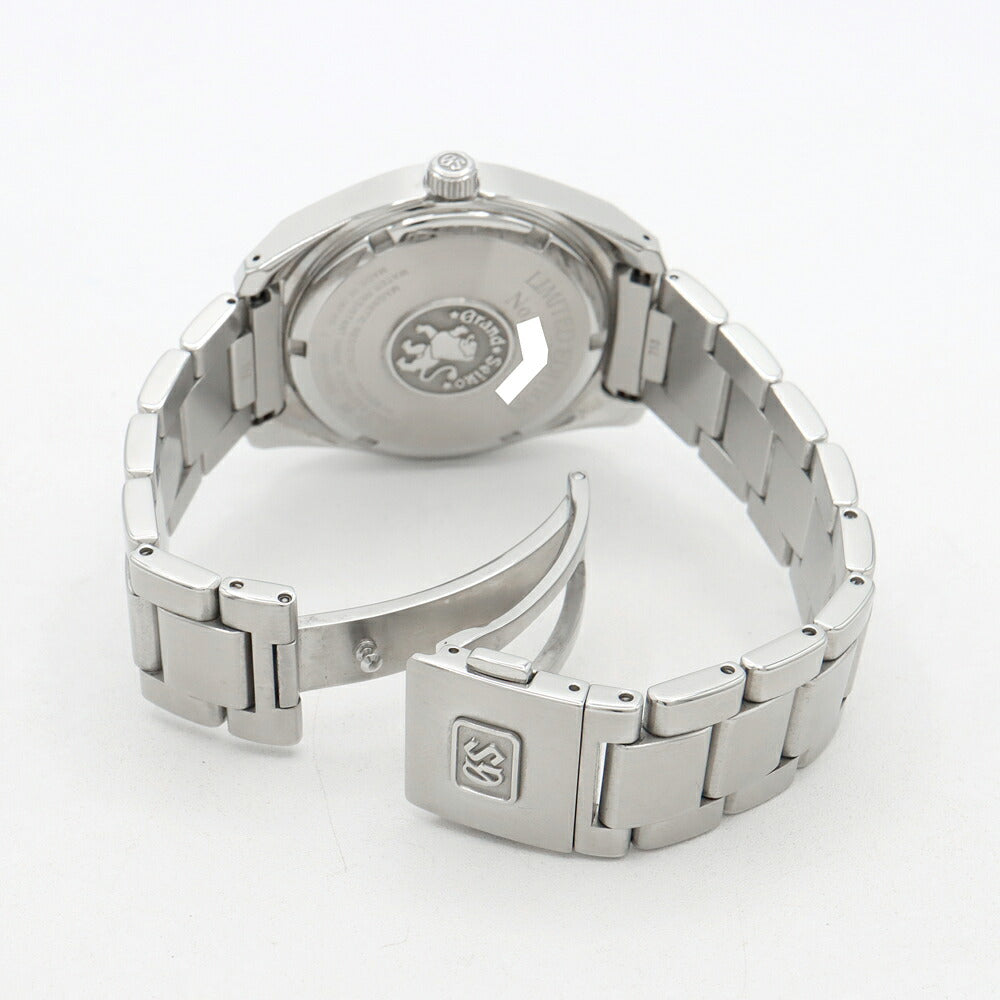 電池交換済 SEIKO セイコー GS グランドセイコー 強化耐磁モデル 500本限定 9F61-0AE0 100m防水 黒 ブラック SS ステンレス メンズ クォーツ【6ヶ月保証】【腕時計】【中古】