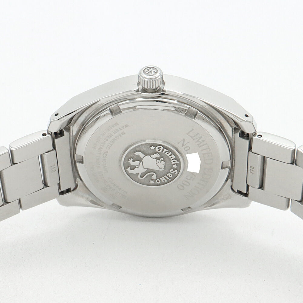 電池交換済 SEIKO セイコー GS グランドセイコー 強化耐磁モデル 500本限定 9F61-0AE0 100m防水 黒 ブラック SS ステンレス メンズ クォーツ【6ヶ月保証】【腕時計】【中古】