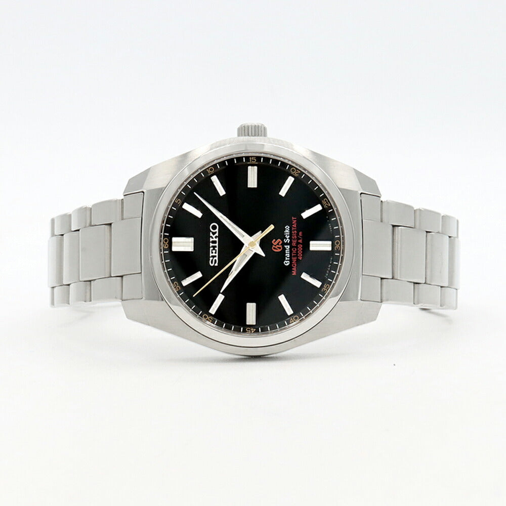 電池交換済 SEIKO セイコー GS グランドセイコー 強化耐磁モデル 500本限定 9F61-0AE0 100m防水 黒 ブラック SS ステンレス メンズ クォーツ【6ヶ月保証】【腕時計】【中古】