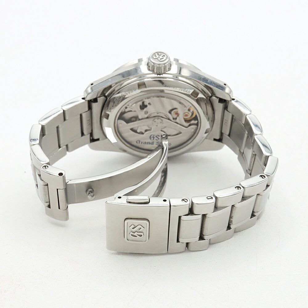 SEIKO セイコー GS グランドセイコー スプリングドライブ 9R65-0CV0 100m防水 裏スケ パワーリザーブ デイト 青 ミッドナイトブルー SS ステンレス メンズ 自動巻き【6ヶ月保証】【腕時計】【中古】