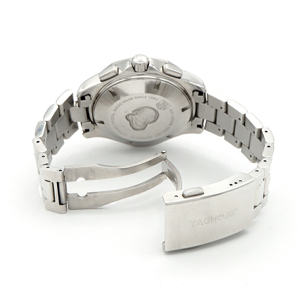 TAG Heuer タグホイヤー アクアレーサー クロノグラフ デイデイト CAF2011 スモールセコンド 300m防水 シルバー SS ステンレス メンズ 自動巻き【6ヶ月保証】【腕時計】【中古】
