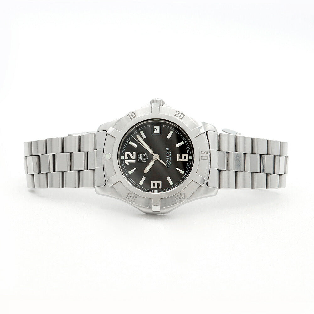 電池交換済 TAG Heuer タグホイヤー 2000 エクスクルーシブ WN1110 デイト 200m防水 黒 ブラック SS ステンレス メンズ クォーツ【6ヶ月保証】【腕時計】【中古】