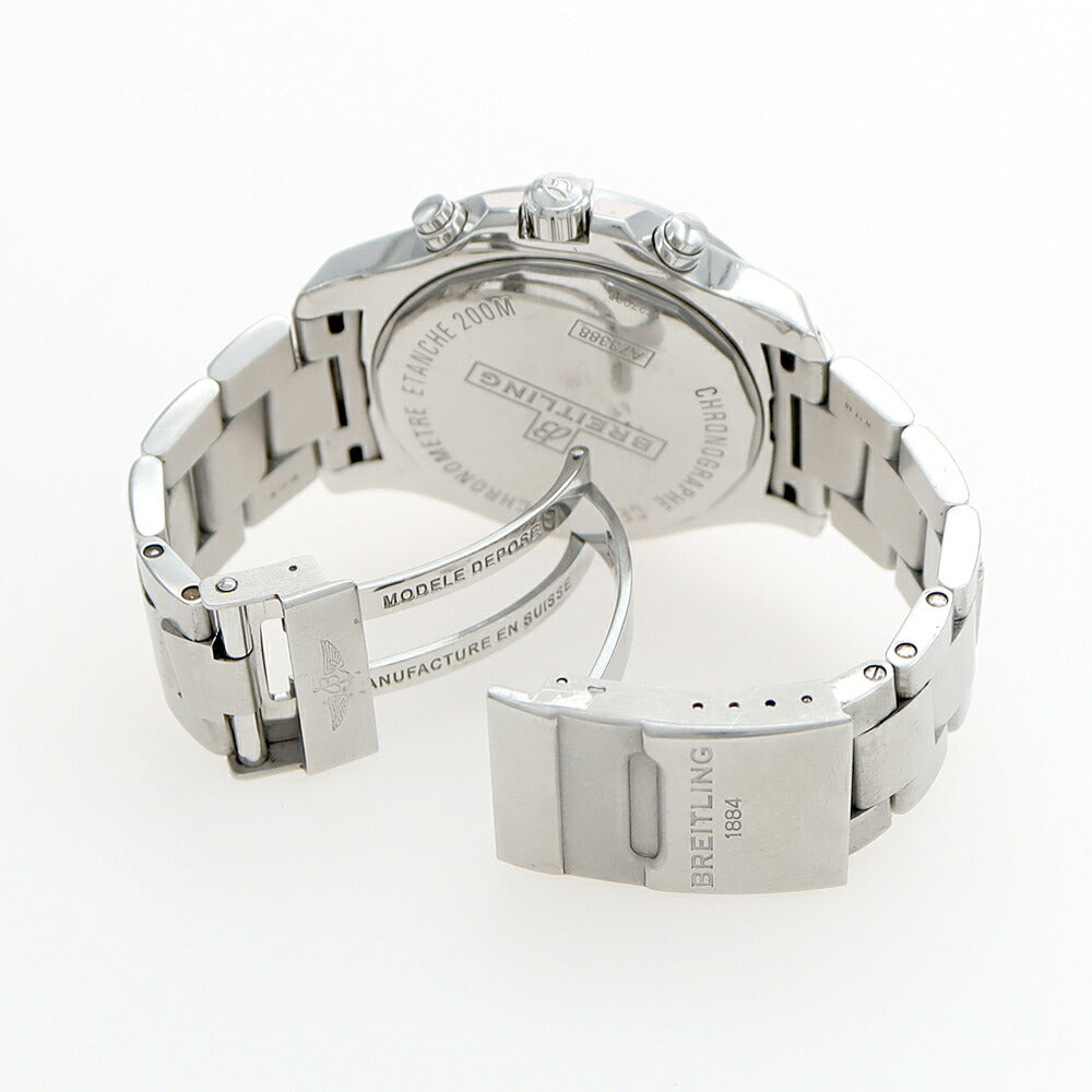 電池交換済 BREITLING ブライトリング コルト クロノグラフ A73388 デイト 200m防水 黒 ブラック SS ステンレス メンズ クォーツ【6ヶ月保証】【腕時計】【中古】