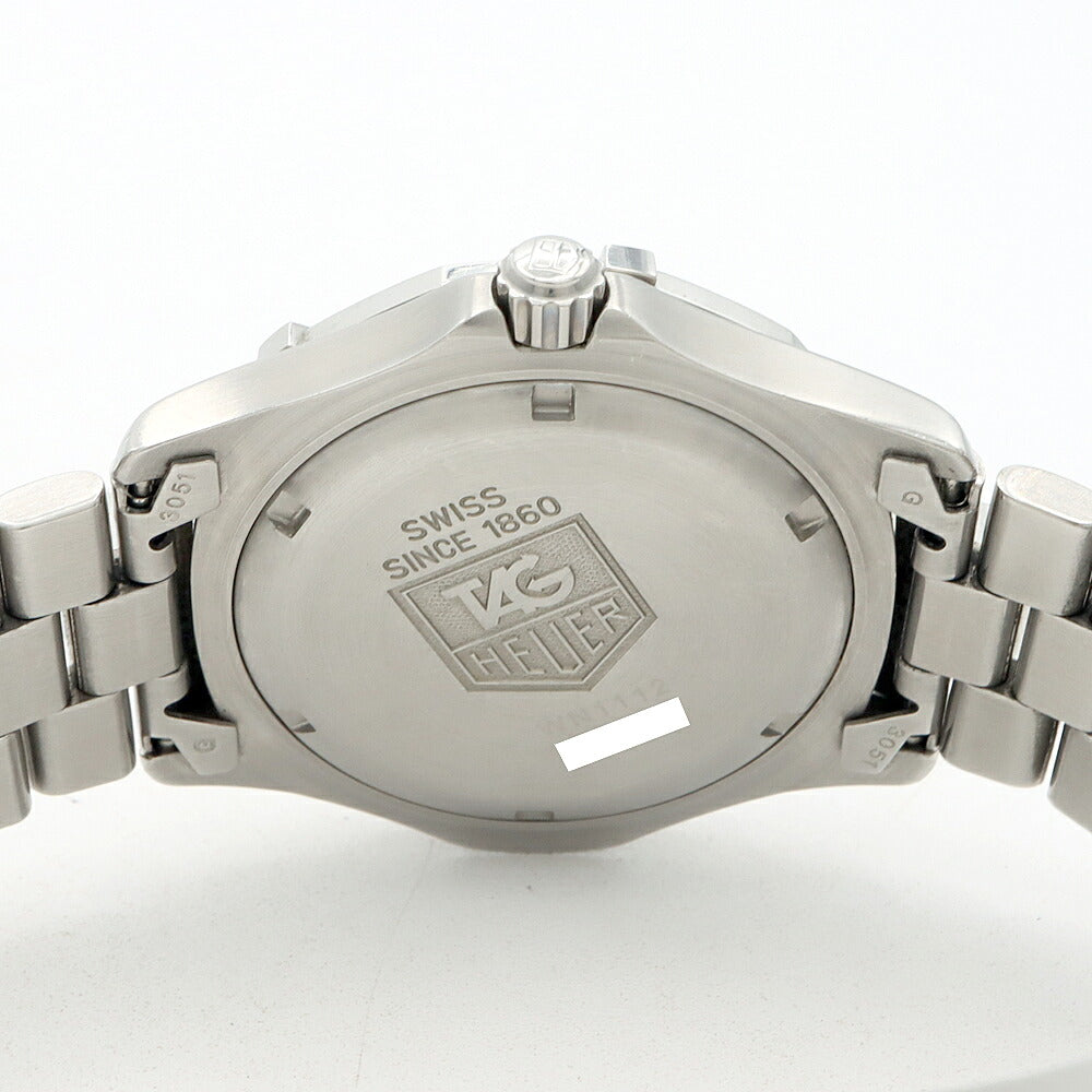 電池交換済 TAG Heuer タグホイヤー 2000 エクスクルーシブ WN1112 デイト 200m防水 青 ブルー SS ステンレス メンズ クォーツ【6ヶ月保証】【腕時計】【中古】