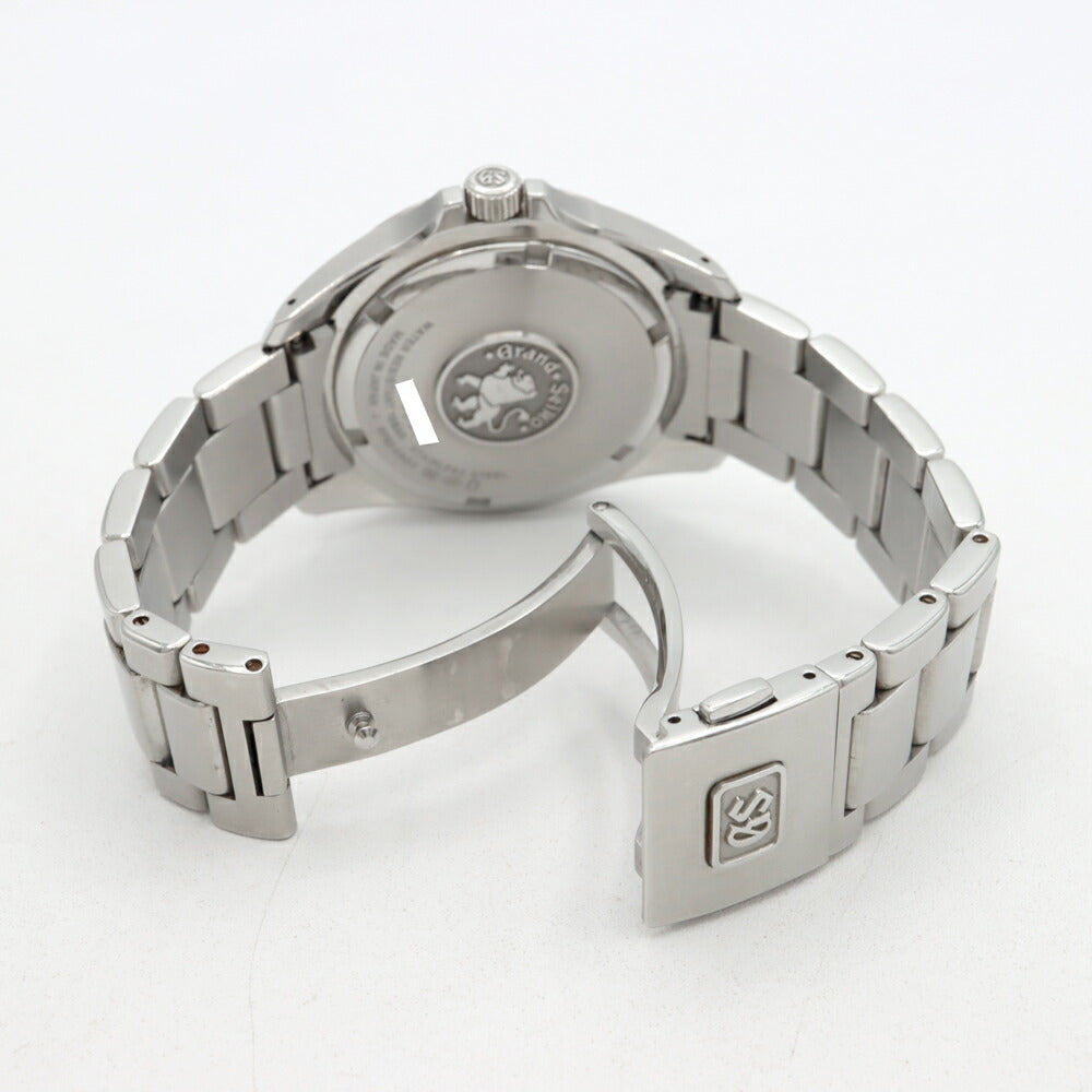 電池交換済 SEIKO セイコー グランドセイコー GS マスターショップ限定 9F62-0AG0 SBGX083 デイト 100m防水 黒 ブラック SS ステンレス メンズ クォーツ【6ヶ月保証】【腕時計】【中古】