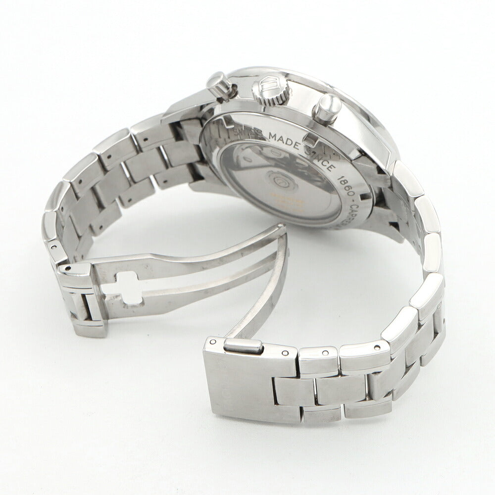 TAG Heuer タグホイヤー カレラ キャリバー16 クロノグラフ CV2010 BA0786 デイト 50m防水 裏スケ 黒 ブラック SS ステンレス メンズ 自動巻き【6ヶ月保証】【腕時計】【中古】