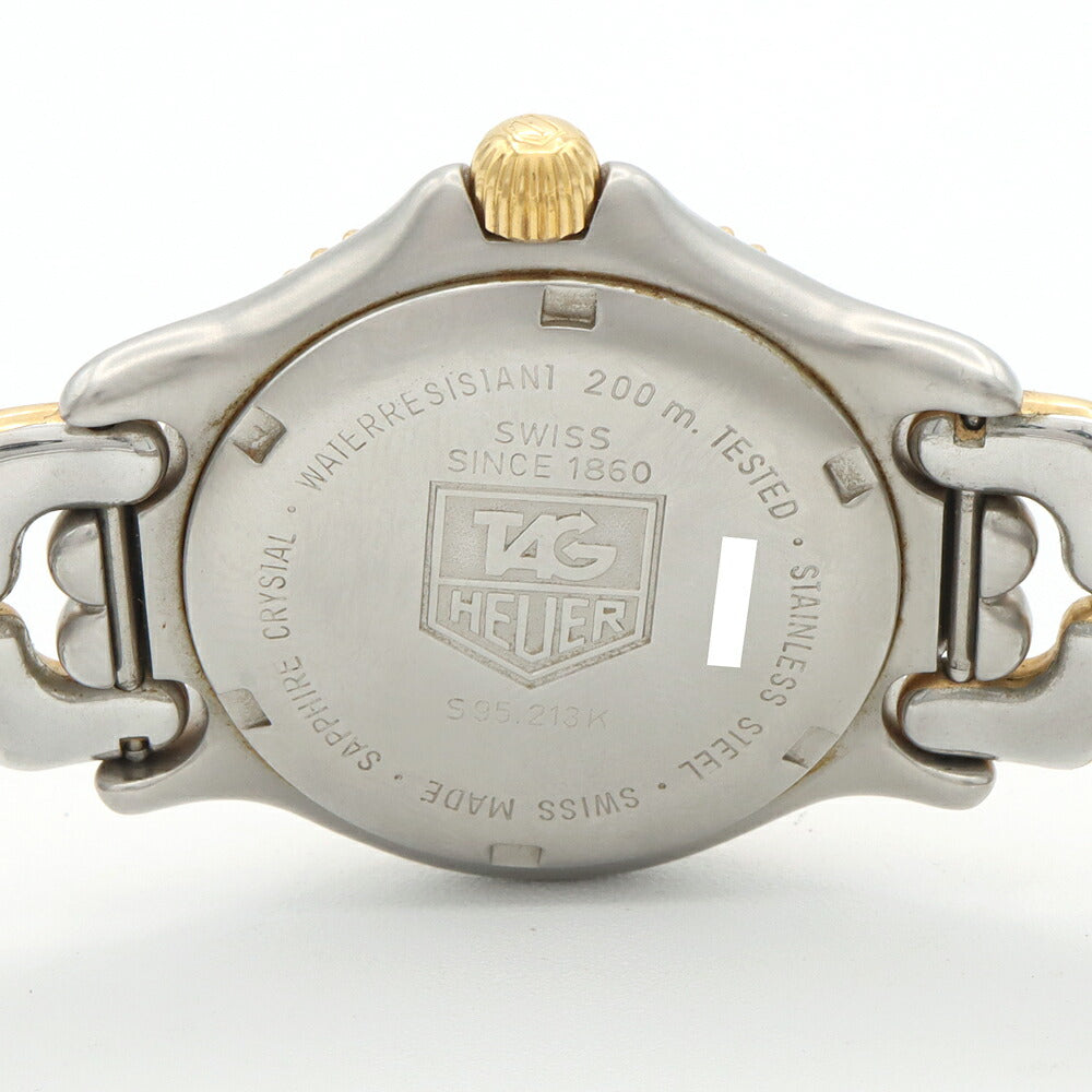 電池交換済 TAG Heuer タグホイヤー S/el セル プロフェッショナル 200 S95.213K デイト 200m防水 グレー SS ステンレス YGP イエローゴールド コンビ レディース クォーツ【6ヶ月保証】【腕時計】【中古】 電池交換済 TAG Heuer タグホイヤー S/el セル プロフェッショナル 200