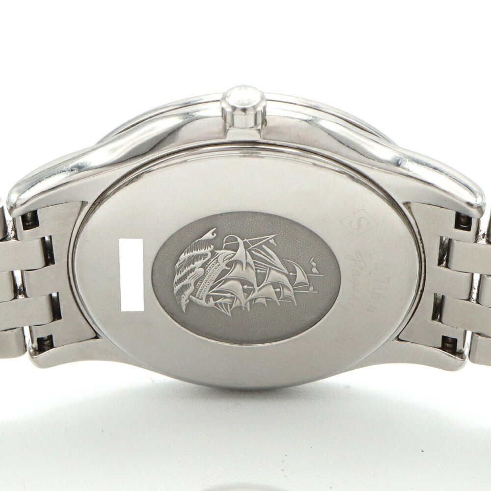 電池交換済 LONGINES ロンジン フラッグシップ L4.716.4 デイト シルバー SS ステンレス メンズ クォーツ【6ヶ月保証】【腕時計】【中古】