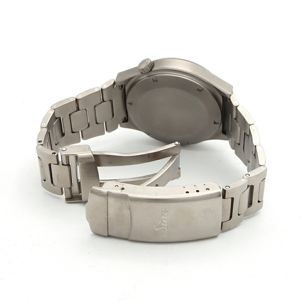 SINN ジン クロノメーター 244.TI.I デイト 200m防水 黒 ブラック Ti チタン メンズ 自動巻き【6ヶ月保証】【腕時計】【中古】