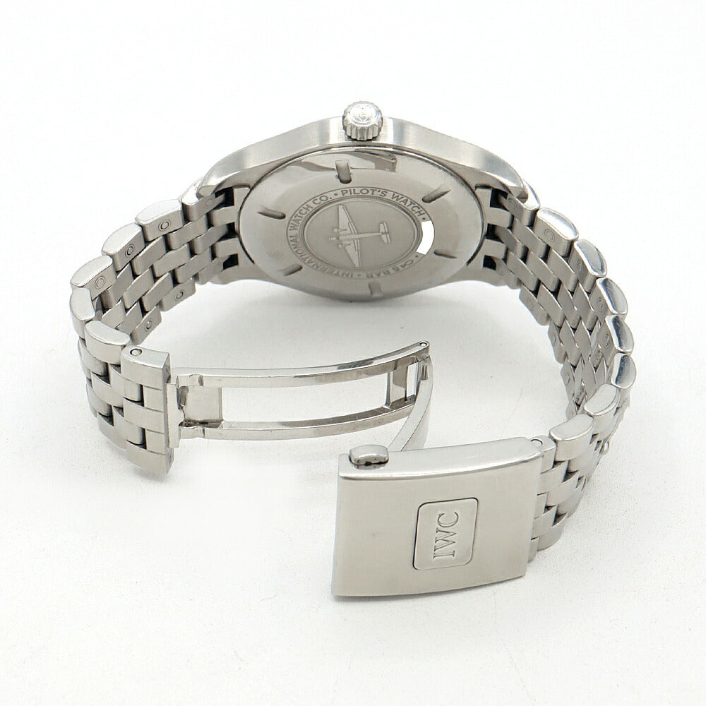 内部点検済 IWC インターナショナルウォッチカンパニー パイロットウォッチ マークXVIII IW327011 デイト 60m防水 黒 ブラック SS ステンレス メンズ 自動巻き マーク18【6ヶ月保証】【腕時計】【中古】