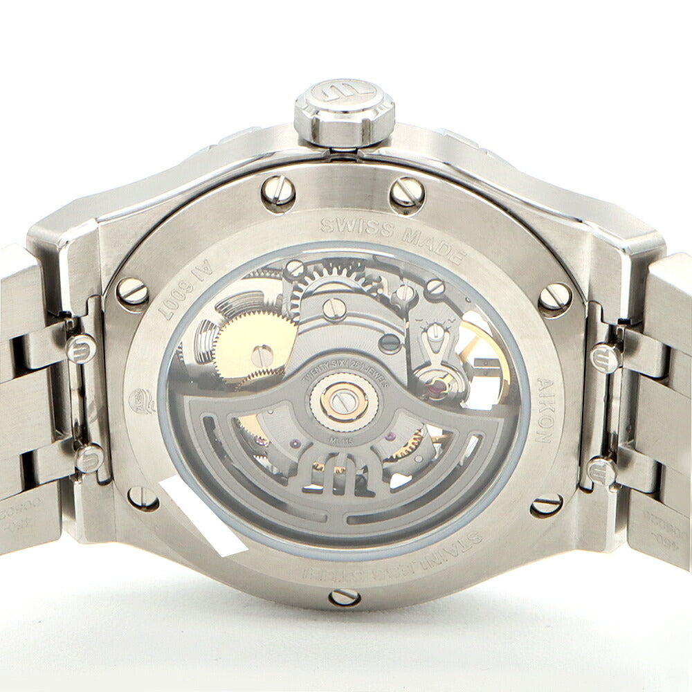 MAURICE LACROIX モーリスラクロア アイコン オートマティック AI6007-SS002-030-1 裏スケ 200m防水 スケルトン SS ステンレス メンズ 自動巻き【6ヶ月保証】【腕時計】【中古】
