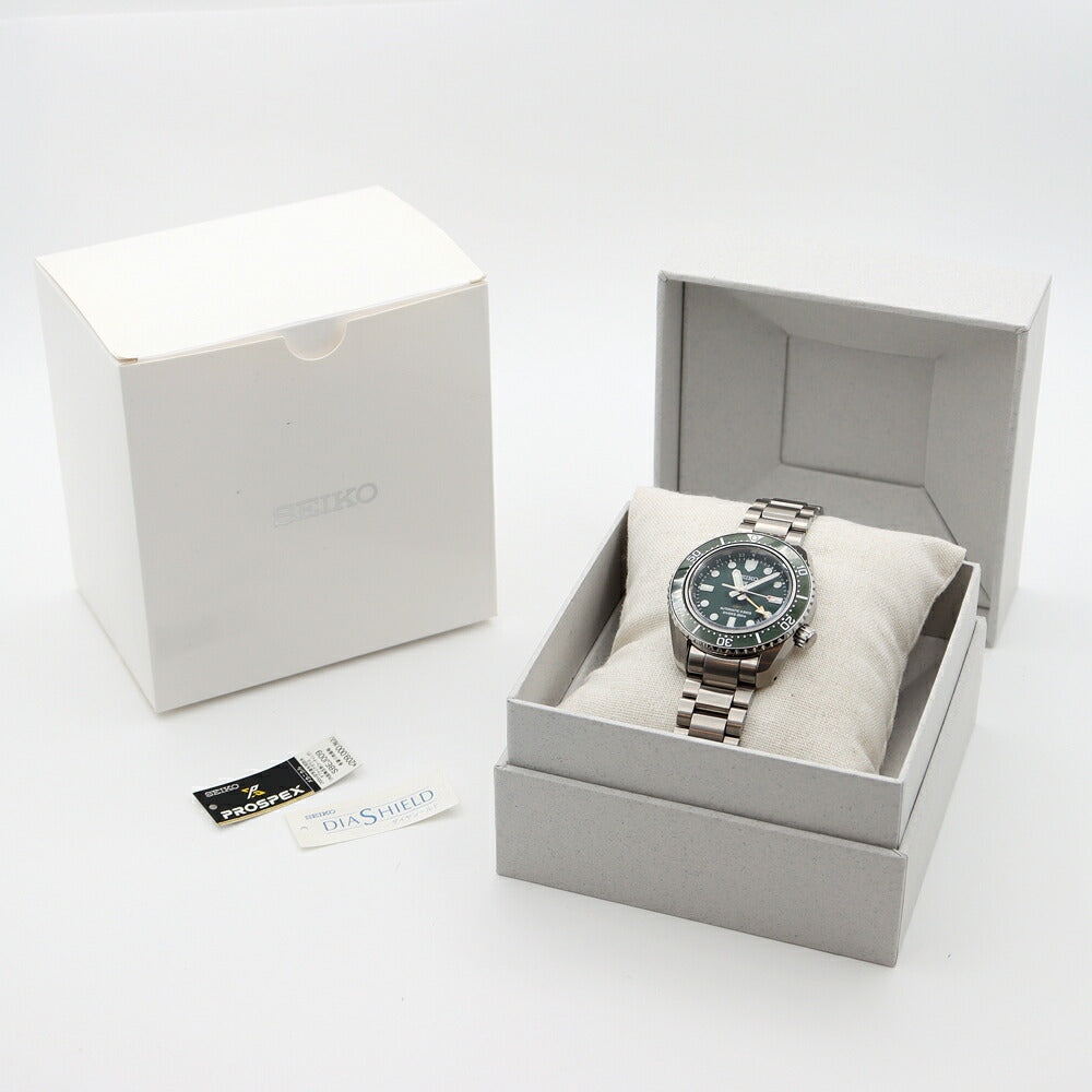 SEIKO セイコー プロスペックス ダイバーズ 1968 ヘリテージ GMT 6R54-00D0 デイト 200m防水 緑 グリーン SS ステンレス CE セラミック メンズ 自動巻き【6ヶ月保証】【腕時計】【中古】