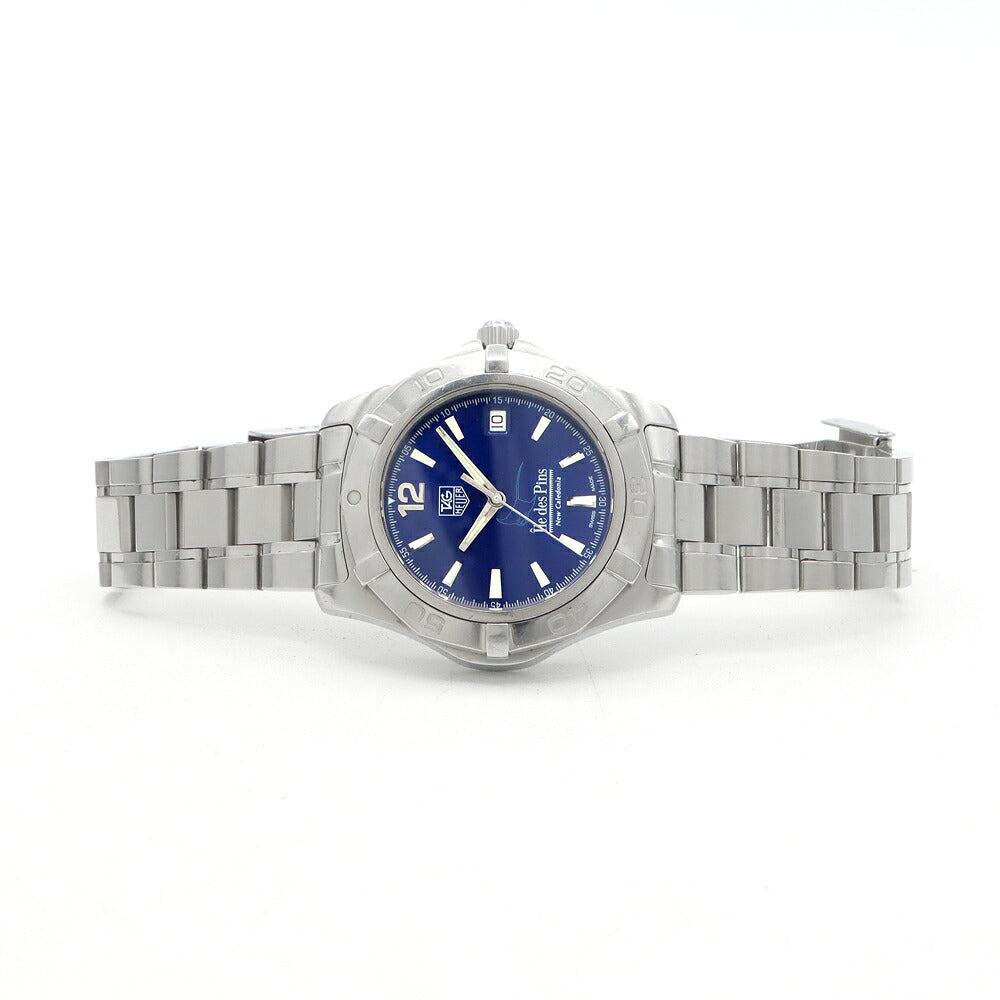 TAG Heuer タグホイヤー アクアレーサー ニューカレドニア イルデパン 日本800本限定 WAF211T デイト 300m防水 青 ブルー SS ステンレス メンズ 自動巻き【6ヶ月保証】【腕時計】【中古】