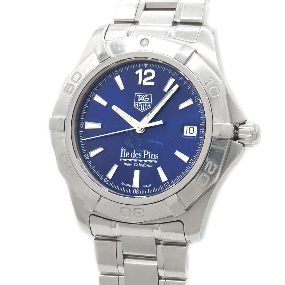 TAG Heuer タグホイヤー アクアレーサー ニューカレドニア イルデパン 日本800本限定 WAF211T デイト 300m防水 青 ブルー SS ステンレス メンズ 自動巻き【6ヶ月保証】【腕時計】【中古】