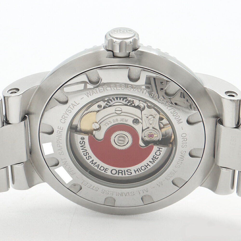 ORIS オリス ダイバーズ デイト 7533-41 300m防水 黒 ブラック SS ステンレス メンズ 自動巻き【6ヶ月保証】【腕時計】【中古】