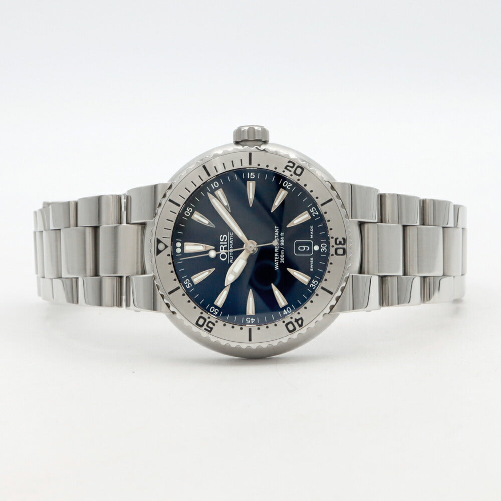 ORIS オリス ダイバーズ デイト 7533-41 300m防水 黒 ブラック SS ステンレス メンズ 自動巻き【6ヶ月保証】【腕時計】【中古】