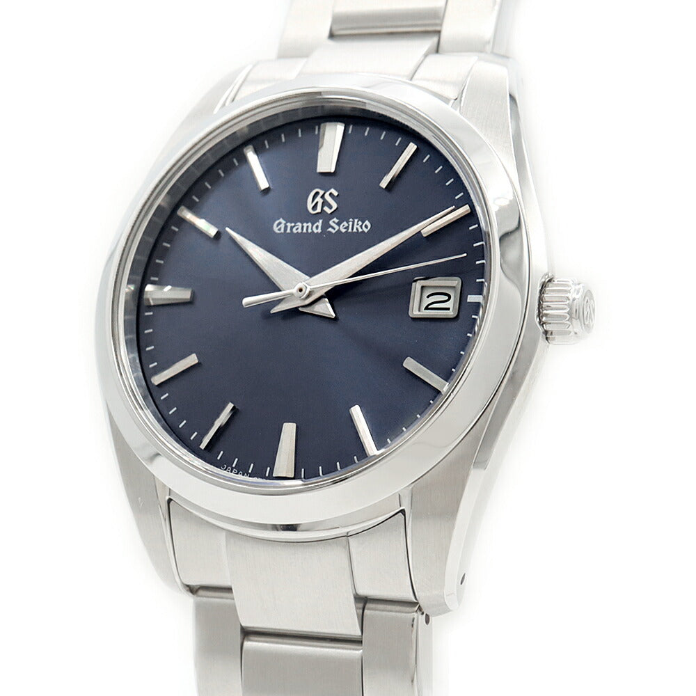 電池交換済 SEIKO セイコー GS グランドセイコー ヘリテージコレクション 9F62-0AB0 SBGX265 デイト 100m防水 ブルー SS ステンレス メンズ クォーツ【6ヶ月保証】【腕時計】【中古】