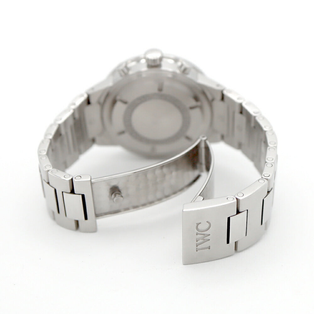 電池交換済 IWC インターナショナルウォッチカンパニー GST クロノグラフ メカニカルクォーツ IW372703 デイト シルバー SS ステンレス メンズ クォーツ【6ヶ月保証】【腕時計】【中古】