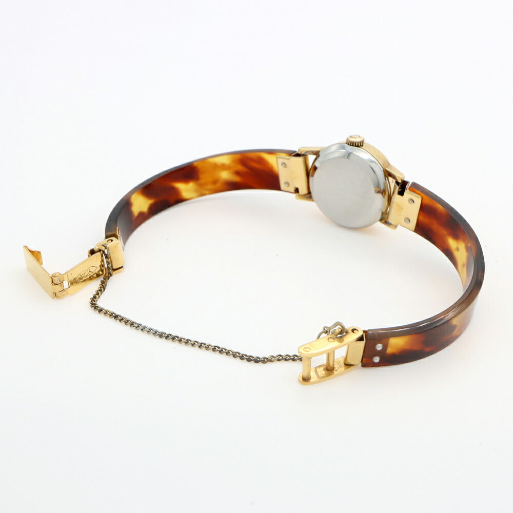 OMEGA オメガ Geneve ジュネーブ 562.005 Cal.681 24石 デイト シルバー YGP イエローゴールド SS ステンレス レディース 自動巻き アンティーク ヴィンテージ【腕時計】【中古】