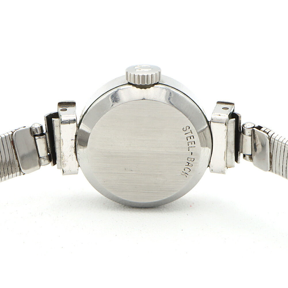 OMEGA オメガ DeVille デビル カットガラス 511.279 Cal.485 17石 シルバー SS ステンレス レディース 手巻き デヴィル アンティーク ヴィンテージ【腕時計】【中古】