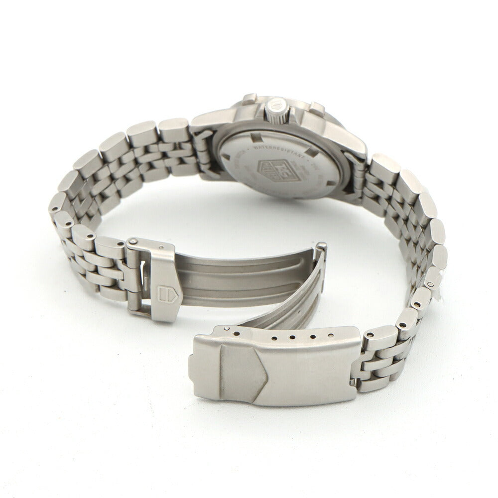 電池交換済 TAG Heuer タグホイヤー 1500シリーズ プロフェッショナル 959.708G デイト 200m防水 グレー SS ステンレス レディース クォーツ【6ヶ月保証】【腕時計】【中古】