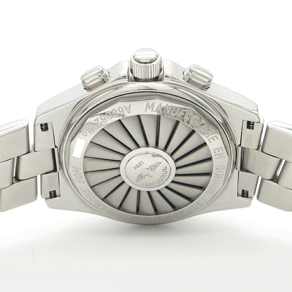電池交換済 BREITLING ブライトリング プロフェッショナル B-1 A68062 デイデイト 50m防水 青 ブルー SS ステンレス メンズ  デジアナ クォーツ B1【6ヶ月保証】【腕時計】【中古】