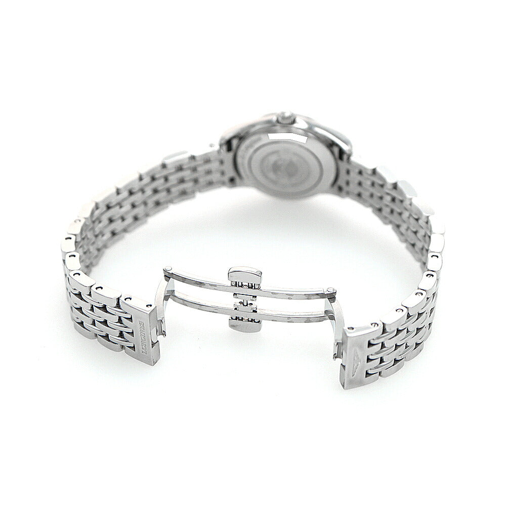 LONGINES ロンジン グランド クラシック L4.298.4 純正ダイヤモンド 11Pダイヤ デイト 30m防水 シルバー SS ステンレス レディース 自動巻き【6ヶ月保証】【腕時計】【中古】