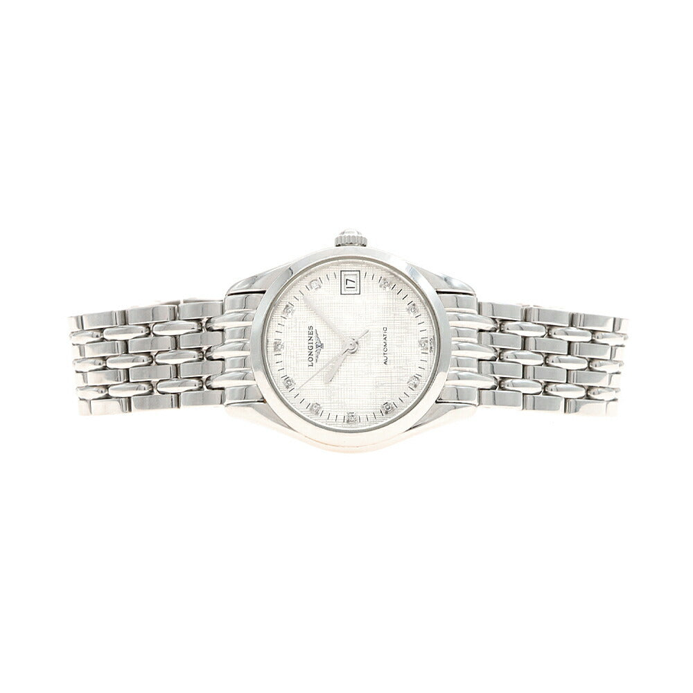 LONGINES Longines Grand Classic L4.298.4 Genuine Diamond 11P Diamond Date 30m Water Resistant Silver SS Stainless Steel Ladies Automatic Winding [6 Month Warranty] [Watch] [Used]
