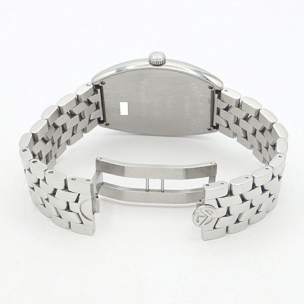 FRANCK MULLER フランクミュラー トノーカーベックス 6850SC シルバー ギョーシェ SS ステンレス メンズ 自動巻き【6ヶ月保証】【中古】【腕時計】