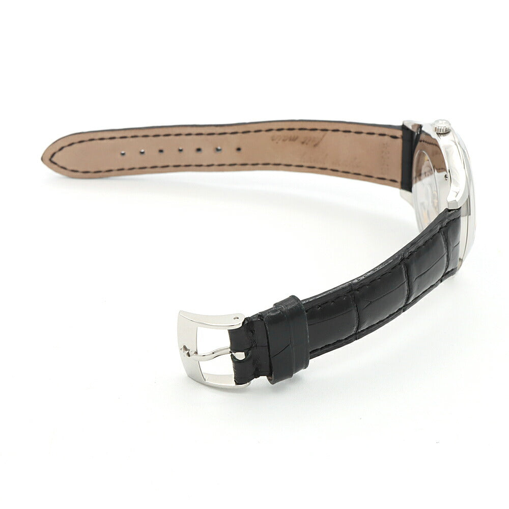 ZENITH ゼニス キャプテン エリート パワーリザーブ 03.2122.685 デイト 50m防水 裏スケ 黒 ブラック SS ステンレス 純正ベルト 純正尾錠 メンズ 自動巻き【6ヶ月保証】【腕時計】【中古】